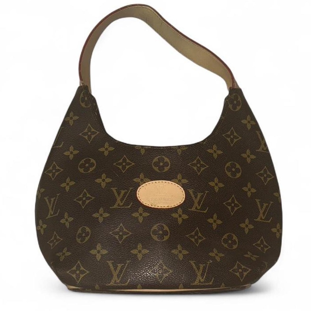 Brown Louis Vuitton Monogram Hobo handbag #luxuryhandbag #luisvuitton